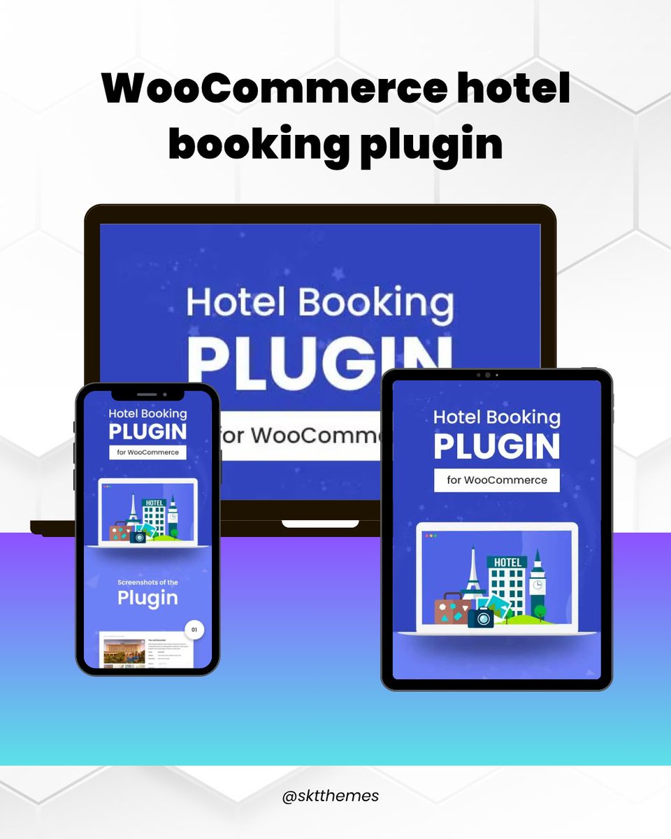 sktthemes's tweet image. Manage bookings seamlessly with the WooCommerce Hotel Booking Plugin.
sktthemes.org/shop/woocommer…

#HotelBooking #WooCommerce #TravelWebsite #WordPressPlugin