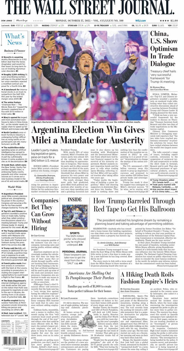 The Wall Street Journal (@wsj) on Twitter photo Take an early look at the front page of The Wall Street Journal on.wsj.com/47H1ZlM Take an early look at the front page of The Wall Street Journal on.wsj.com/47H1ZlM