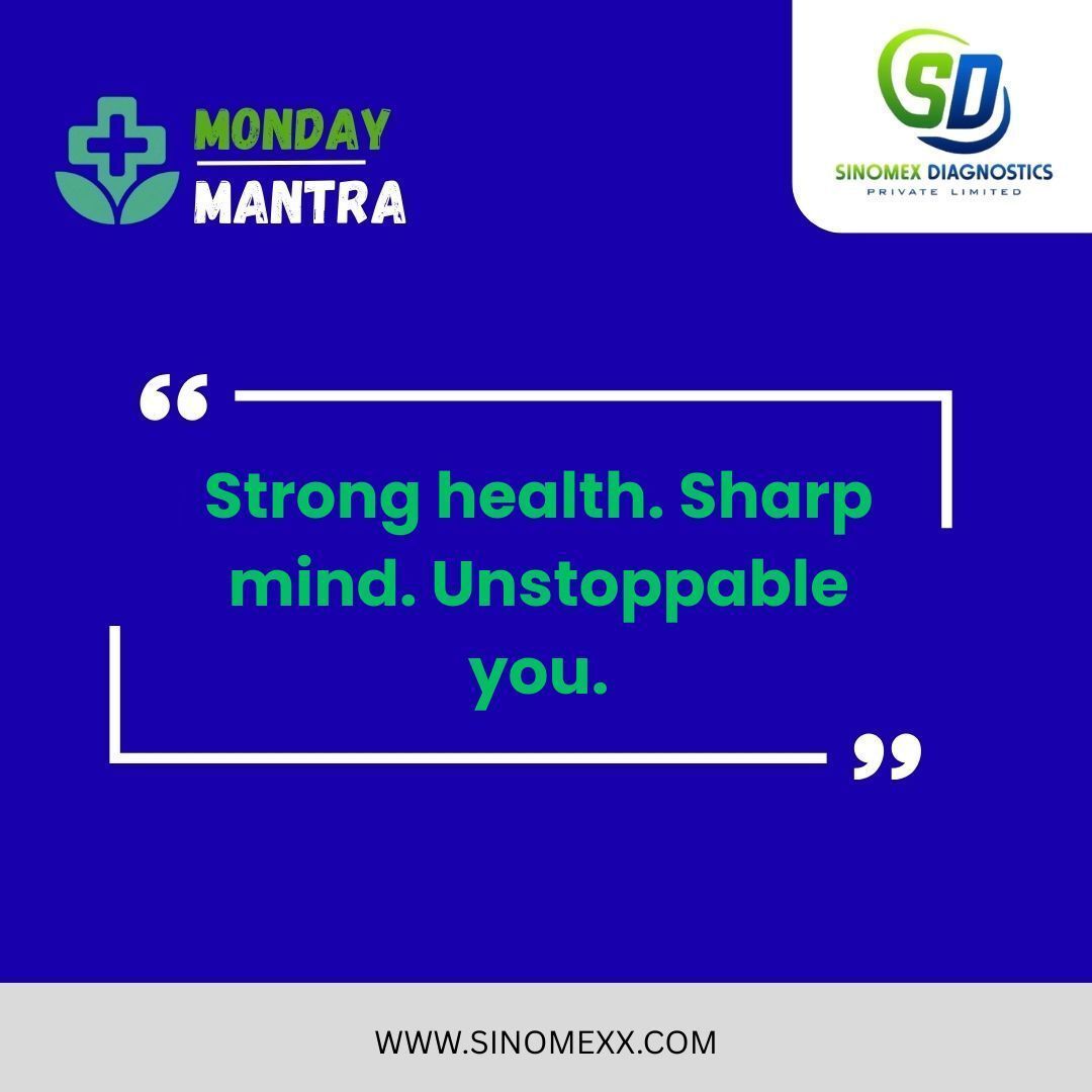 Sinomexx_'s tweet photo. Strong health. Sharp mind. Unstoppable you.
That’s your #MondayMantra 💪
#SinomexDiagnostics #HealthyLife #MindOverMatter #MondayMotivation https://t.co/LTX2WmvkW3