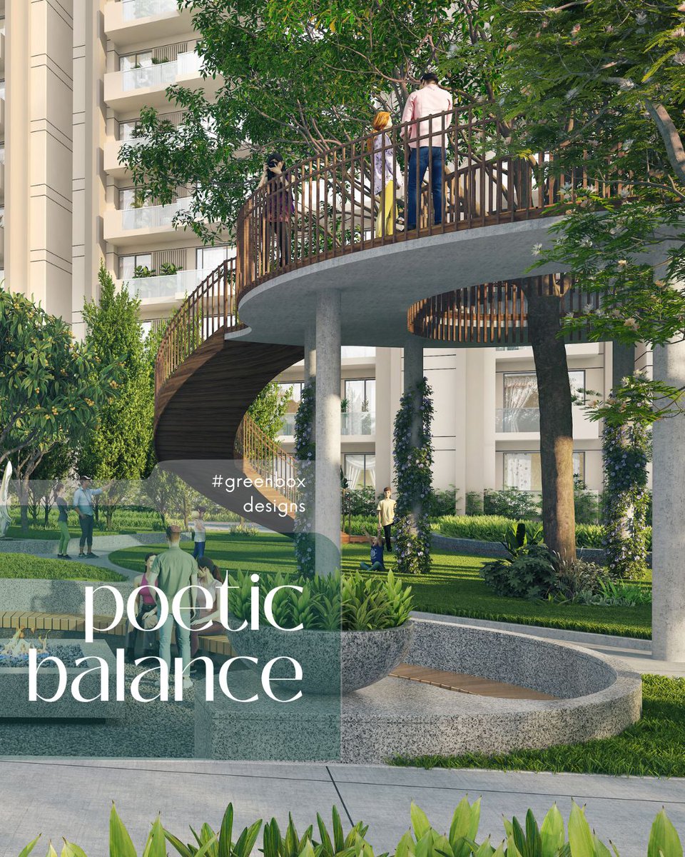 Greenbox_D's tweet photo. Sunken elegance meets sky-bound flow — a fusion of intimacy and openness in landscape architecture.

All copyright image - @greenboxdesigns_

#LandscapeArchitecture #SunkenSitting #SkyWalkway #GardenDesign #OutdoorArchitecture #greenboxdesigns https://t.co/02DgFewmxn