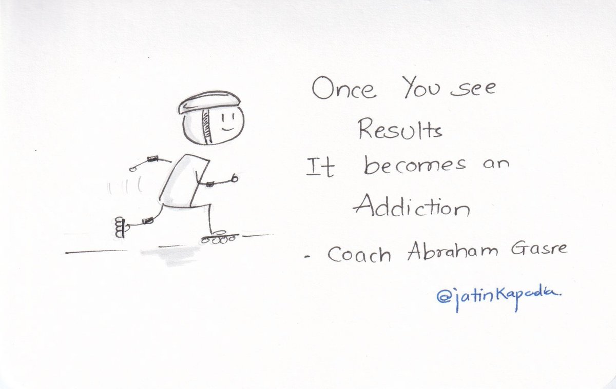 jatinkapadia's tweet image. Once you see the results, it becomes an addiction - Coach Abraham Gasre
#visualthinking
#sketchnotes
#infosketch