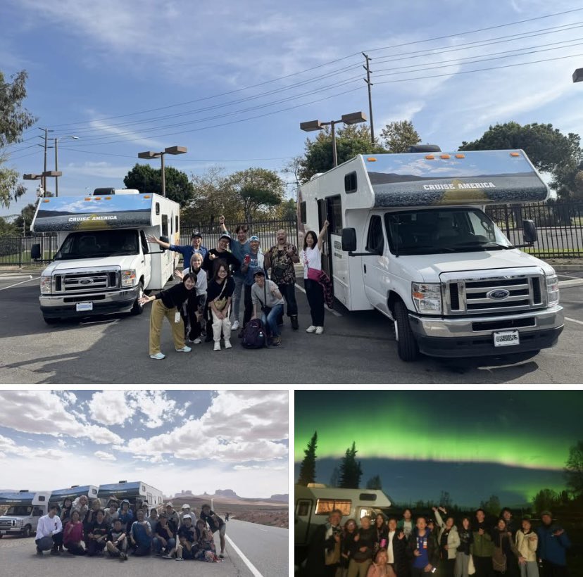 モーターホームの旅の友、高橋あゆむさんのオンラインサロンメンバー限定の旅企画第三弾、アメリカ横断キャンピングカーの旅がスタートしました！2週間に渡り、ワールドシリーズで盛り上がるロサンゼルスからレンタルしてマイアミへ、あゆむさん含め11名で楽しまれます。
freefactory.club/america2025vie…