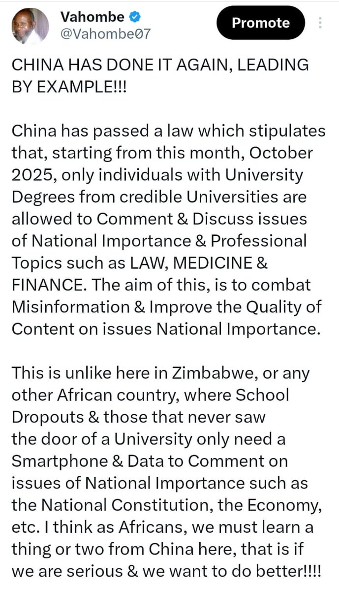 MupambiAbigale's tweet photo. Meantime in Zimbabwe and Africa some policy makers struggle to construct a mere sentence. This is why we waste a lot of time  arguing in Parliament ,Meetings and Workshops! Many of our dear leaders  need hours to comprehend the topic;  for lack of appreciation on how to respond they compensate by way of arguments .We may  need to trace back our footsteps towards  communism inspired by Russia and China . Western democracy is a clear Scam : A bowl full of confusion ,hate and divisions within the African Society!. @MatsangaDr @Vahombe07 @lilomatic @zanupf_patriots @CCCZimbabwe @DrMutambudzi @SWAPOPRESIDENT @ignatiusmabasa @SuluhuSamia @kvamuvavarirwa @mats56455 @TembaMliswa
