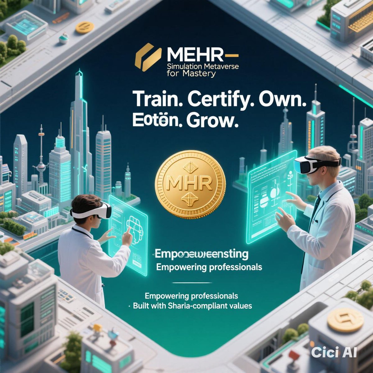 IMusad1790067's tweet image. 🚀 Step into the future of training with Mehr a Sharia compliant professional metaverse built for mastery, not entertainment. Unlock immersive learning in high-stakes fields like healthcare &amp;amp; engineering. 🔗

Link:👇 sidrastart.com/project/8c60c4…

 #MetaverseLearning #ShariaTech