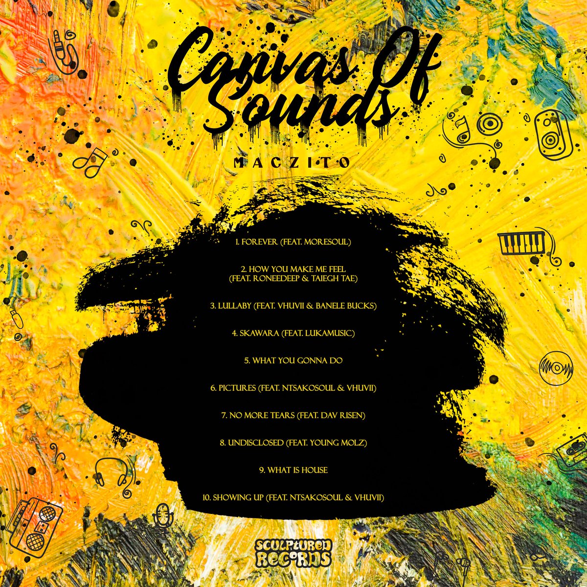 CANVAS OF SOUNDS is here! 💛

We can’t wait to dance 🪩  The countdown is on to Friday. 🎶🎶🌞🌅

Mixed by NtsakoSoul 
Mastered by Tapes

Early access on Bandcamp
maczito.bandcamp.com/album/canvas-o…