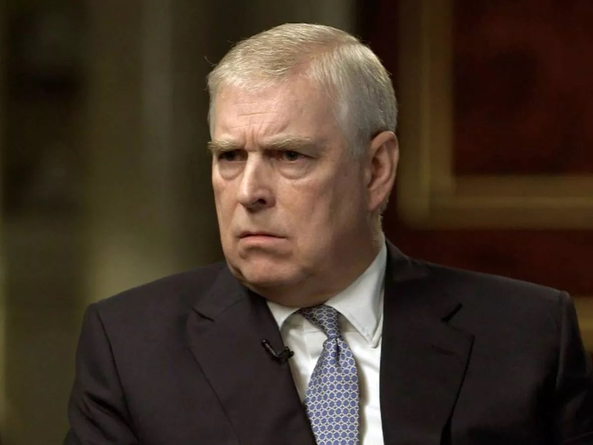 Every photo of him looks like he’s just been told he’s not allowed pudding. #PrinceAndrew