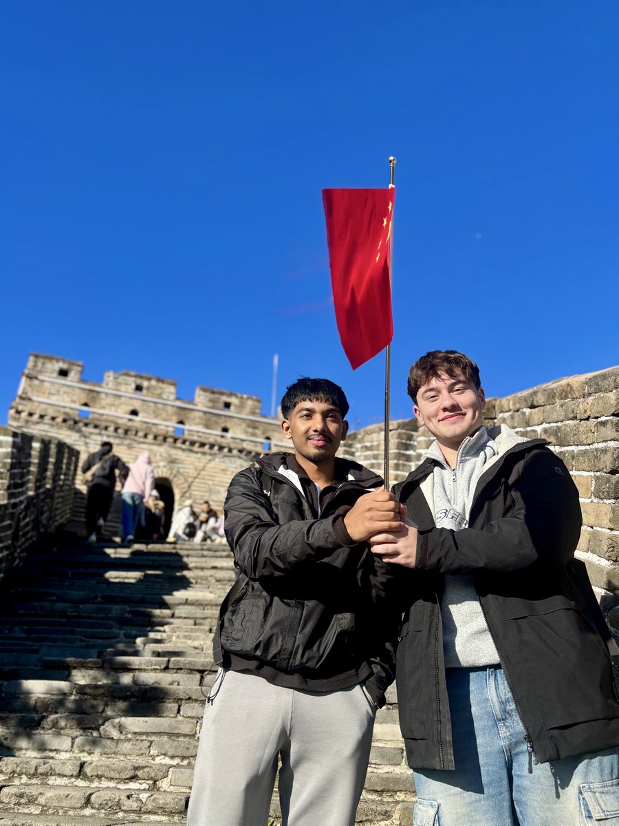 Our third day was an unforgettable one… spending it at the Great Wall of China 🧱☀️ Breathtaking views, plenty of steps, &amp; an incredible experience climbing one of the world’s most iconic landmarks ✨🇨🇳 <a href="/StCuthbertsMFL/">MFL at St Cuthbert's High School</a> #StCuthbertsFormingGreatMen