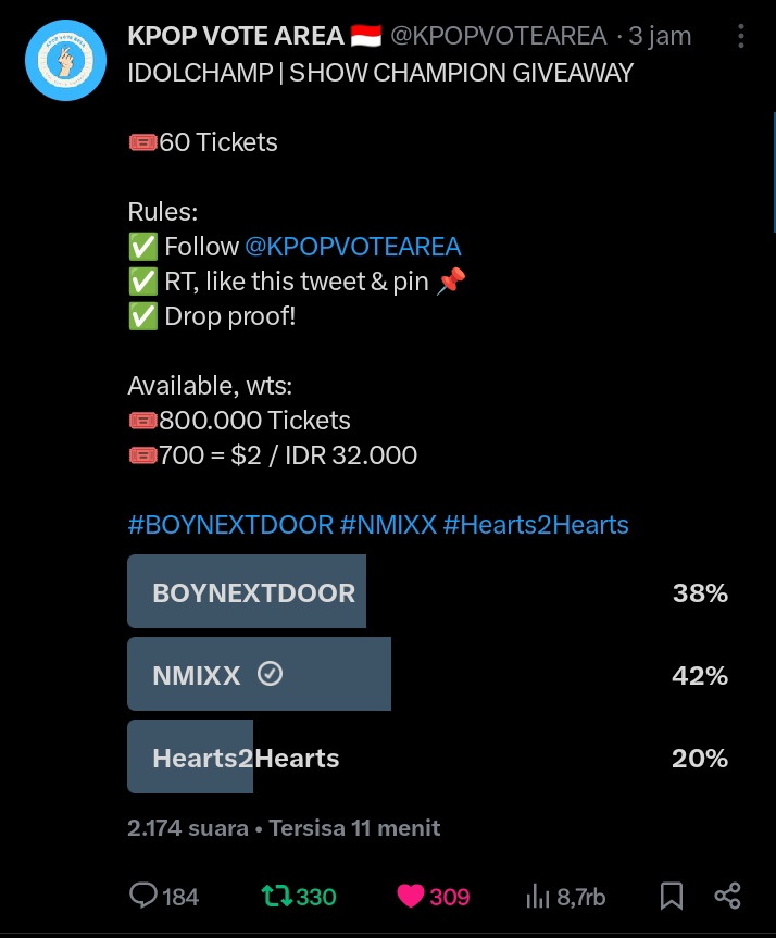 prettyzfaa's tweet photo. @KPOPVOTEAREA #NMIXX https://t.co/hhr3tAUmkc