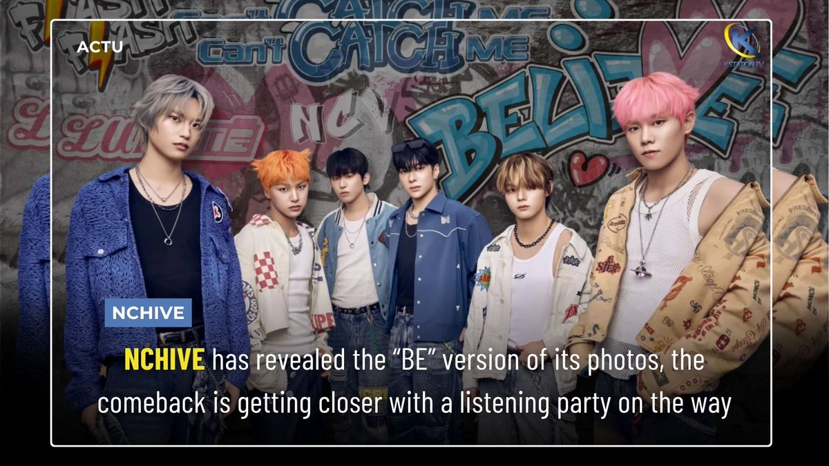 kstation_tv's tweet image. #NCHIVE turns up the heat with new “BE” concept photos for “BELIEVE”! Bold, free &amp;amp; rebellious, a new era begins Oct 31, 6PM KST.
kstationtv.com/2025/10/27/nch…

kstationtv.com
#kpop #kstationtv #ypoa @nchiveofficial @Nchive_France