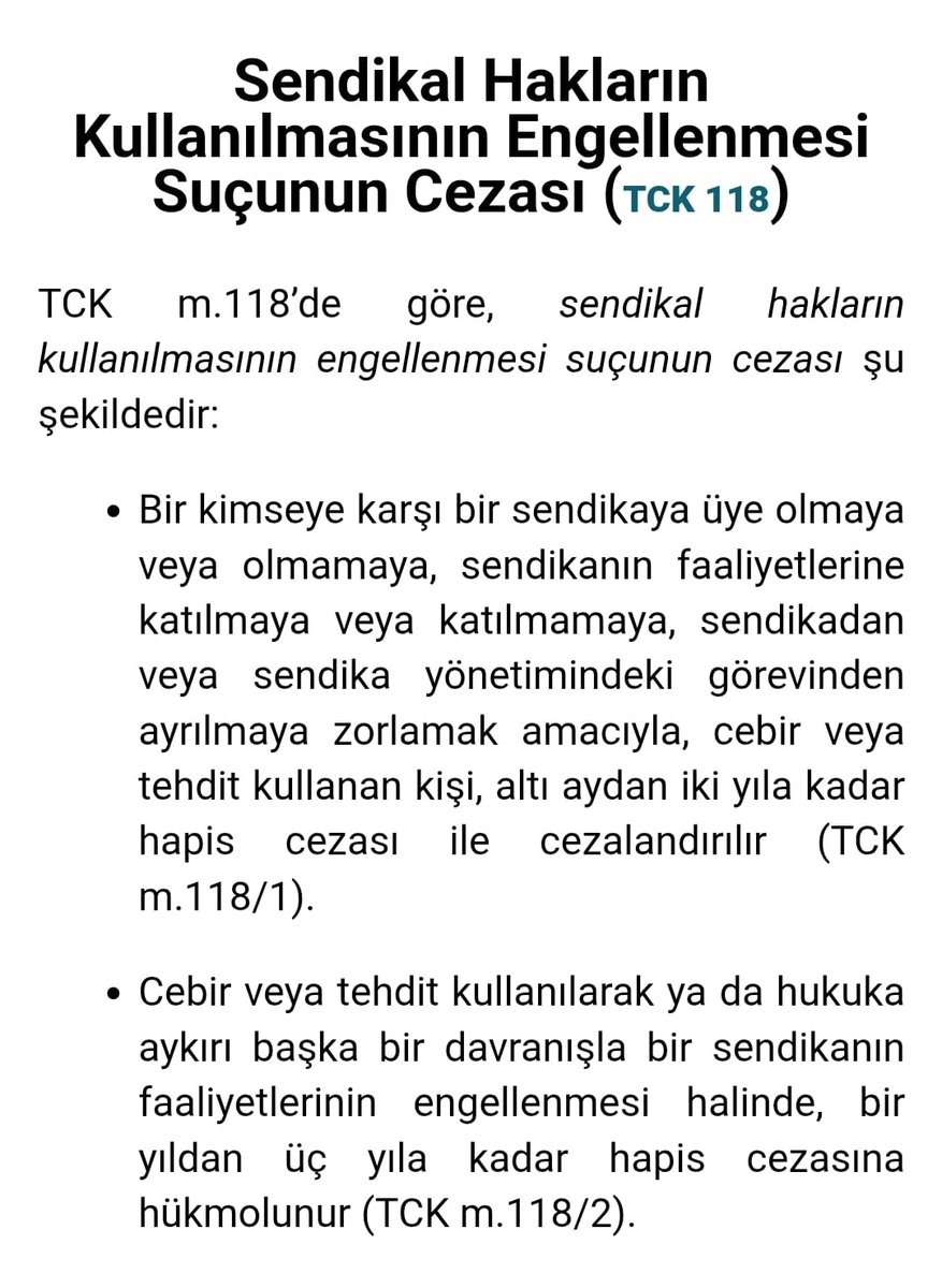 facebook.com/share/p/17V5PZ…
Bunu buraya bırakıyorum, vakti zamanı geldiğinde kullanmak üzere.
Aklınızı başınıza alın.
Kimse kendini Anayasadan ve kanunlardan üstün göremez, Anayasa ve kanunları yok sayamaz, saygısızlık edemez.
Böyle biline.
#sendikamagüveniyorum 
#sendikaliol