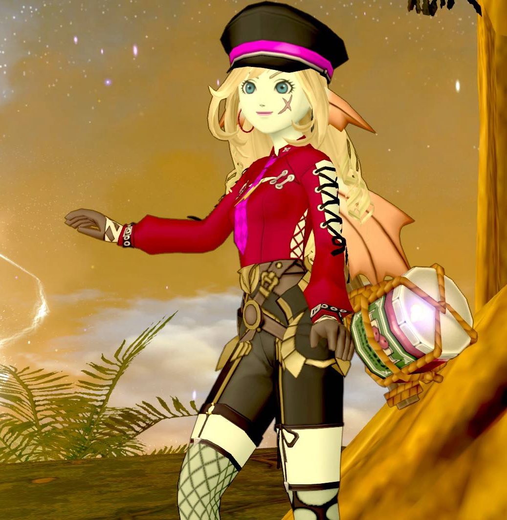 CreaJill_DQX's tweet photo. さぁ更にテンション���げていってみよー!
クレアのデビパンクNew dress up⭐️
デビパンクシャツとイグナイト下で、スタイリッシュ✨
クレアの冒険日誌にテーマ
『courier(クーリエ)』→配達人
物語綴りました✨
#会心のデビパンク
#creastyle
デビパンクはシャツもブーツも、めっちゃ好きだ…!😆 https://t.co/a2sZ69JNhh