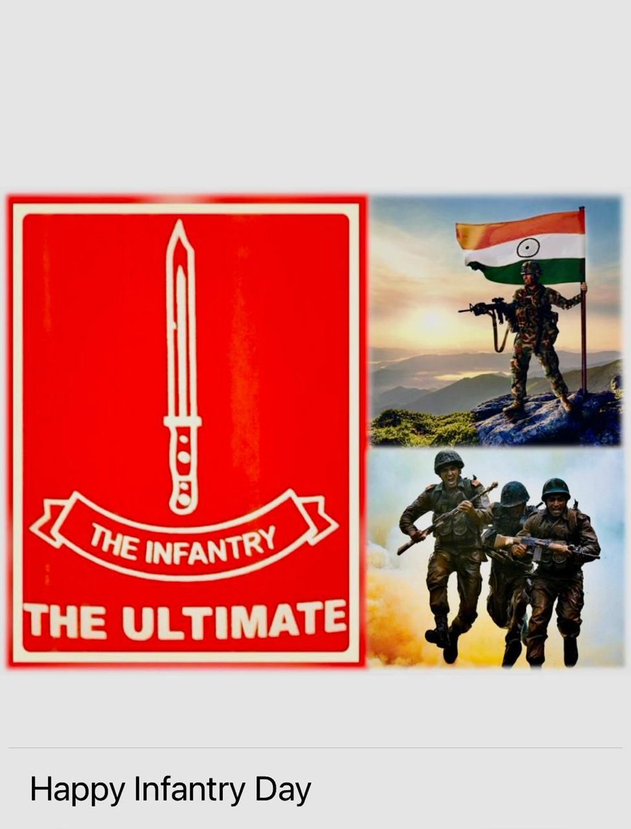 Greetings to all friends from Infantry.