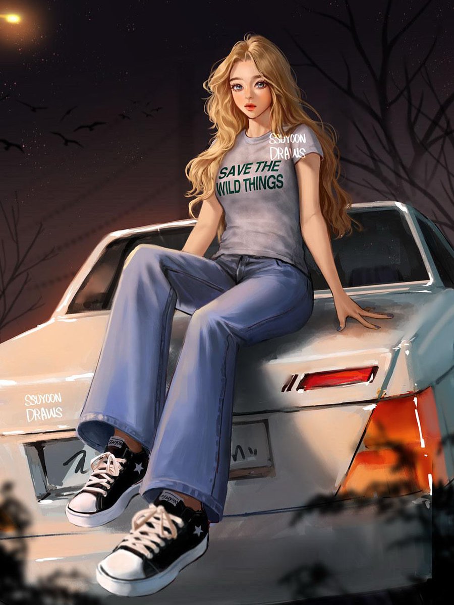 “What about you?”
“Me?”
“Yeah, what will you be?”
“You can’t have sunshine without rain,” I offered with a shrug. “I’ll be the school raincloud.”

lizzie young
from: Releasing 10 

comm by: me
art by: <a href="/taetaedraws/">쑤윤그림(SSUYOON)/COMMS✨️</a>