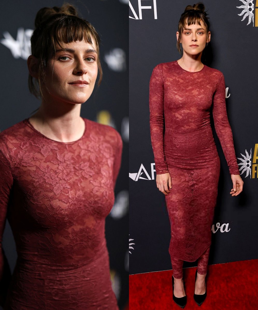 Kristen Stewart photographed at ‘THE CHRONOLOGY OF WATER’ premiere during the 2025 AFI FEST in California. 📷