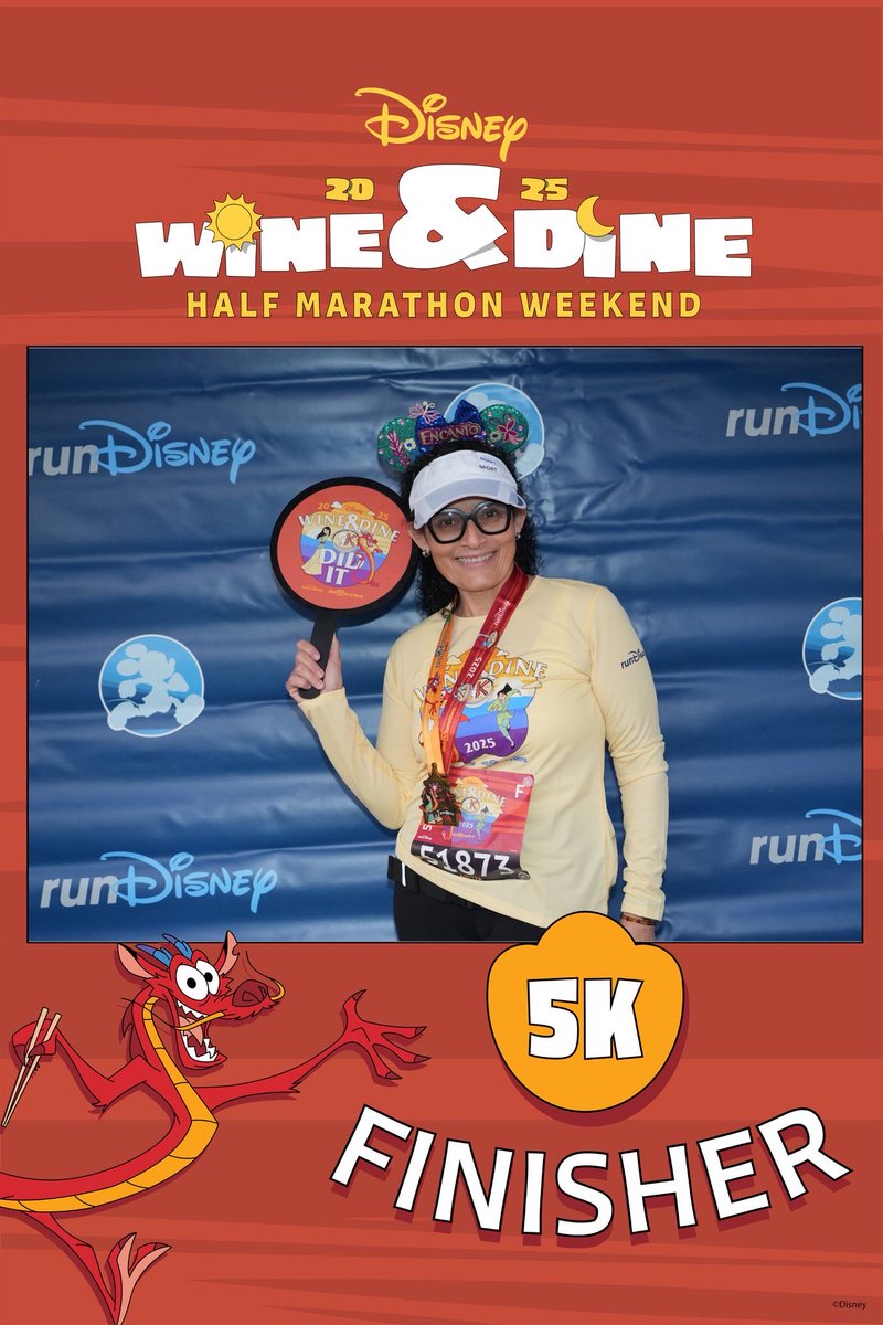 NovoaAnitza's tweet photo. 5K Wine &amp; Dine …Disney 2025 https://t.co/Kti8QpfIEQ