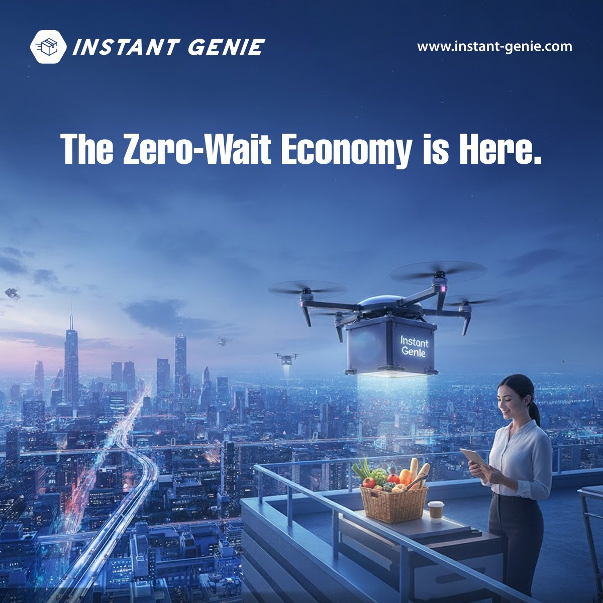 instant_genie's tweet image. Why wait? Instant Genie makes waiting for essentials a thing of the past. Our fast, seamless service brings the products to you, instantly.
#ZeroWait #InstantGenieFast #ModernConvenience #InstantGratification #SmartLiving #QuickDelivery