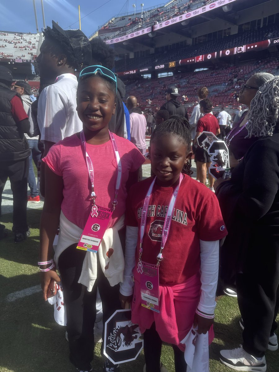 Ren &amp; her friend enjoying the game this weekend! #gamecock