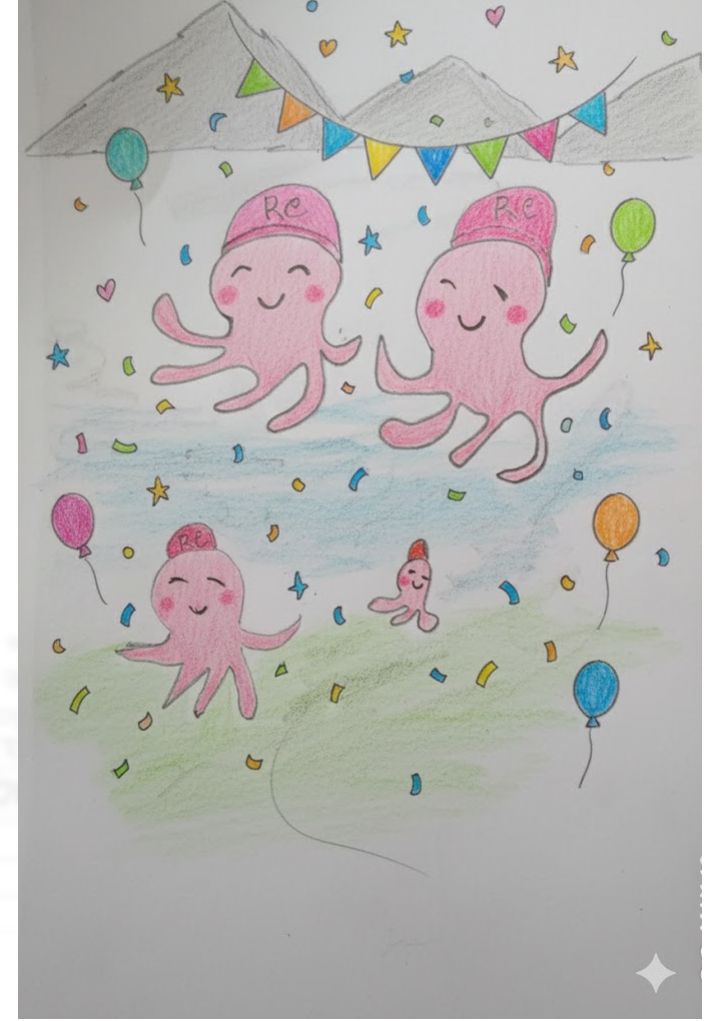 rakib_ahmmed943's tweet image. 🎨 &quot;In the world of @re, even the octos celebrate creativity!&quot;
Each balloon carries a spark of innovation, and each smile reflects our Re community’s energy 💜🐙

#ReProtocol #RE #ReCommunity #ReArt #ReFi #ArtChallenge @Re