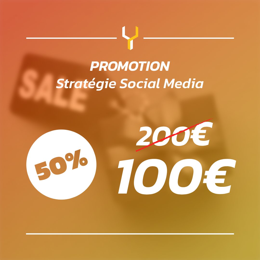 🎉🛒 Promo spéciale sur vos stratégies #SocialMedia ! 🔥
Faites confiance à une équipe de choc pour développer votre visibilité et vendre.

📩 Contactez nous par e-mail ou en DM pour un devis ou juste en savoir plus :
➡ contact@yod-studio.fr

#YoDFamily