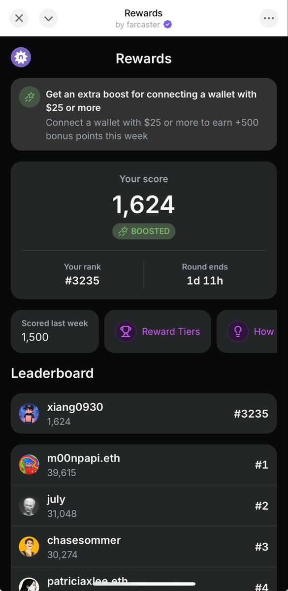andrewhunh's tweet image. 幣圈每天八百萬個方向，
但能邊聊天邊賺積分的方向只有一個 👉 Farcaster。
我已經上榜 #3235 名，
下個進榜的會是你嗎？
🔗 farcaster.xyz/~/code/53OMRR
@farcaster_xyz @jessepollak @dwr