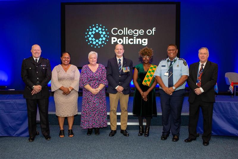 BHCHoniara's tweet photo. Congratulations to Chief Superintendents Francis Ramoni &amp; Laisalyn Mua on completing 5 weeks of International Leadership Programme in the 🇬🇧 this month.

Organised by @CollegeofPolice with #ISF support, both senior officers are back in the country &amp; looking to apply their skills. https://t.co/eJD4HG9TVd