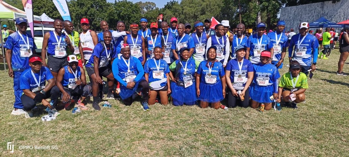 Re a leboga Thembisa, re a leboga #TembisaAthleticsClub, re a leboga <a href="/ThembisaMile/">Thembisa Mile</a>.

Go fihlela ngwaga o tlang, re re swarang bjale.

Lerato ke leo 💙🤍💚

#FromHereWeRise #ReDiKwena #IPaintedMyRun #TrapnLos #RunningWithTumiSole