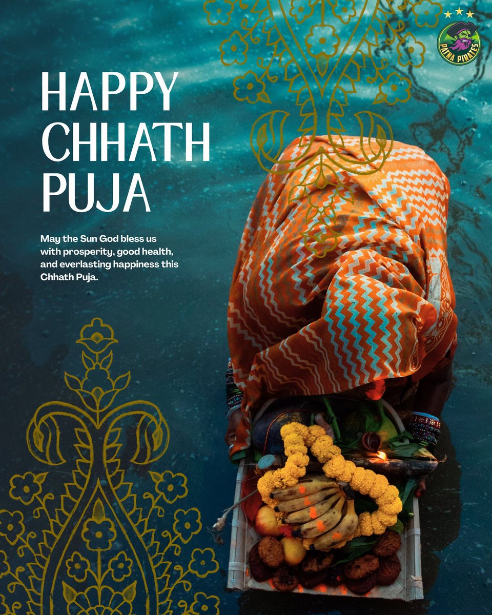 BeholdwithVik's tweet photo. Chhath is not just a ritual — it’s a prayer of the heart, a bond of nature, purity &amp; faith. 🌞
May Chhathi Maiya bless your home with grace, laughter, health &amp; love. 🌺
🙏 Happy #ChhathPuja — may Surya Dev’s light always shine on your path. ✨ 
#ChhathPuja https://t.co/UvWhv4Jxuy