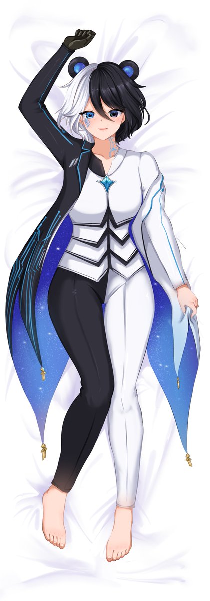 Good morning y'all! 🦾🐼
Here is the daki art we got as part of the subathon rewards! As expected, you all wanted femsona... so have at it. I do wonder how much money this would make as real daki merch... 👀
🎨: <a href="/EefieVon/">Eefie 💚 VGEN COMMISSIONS</a>