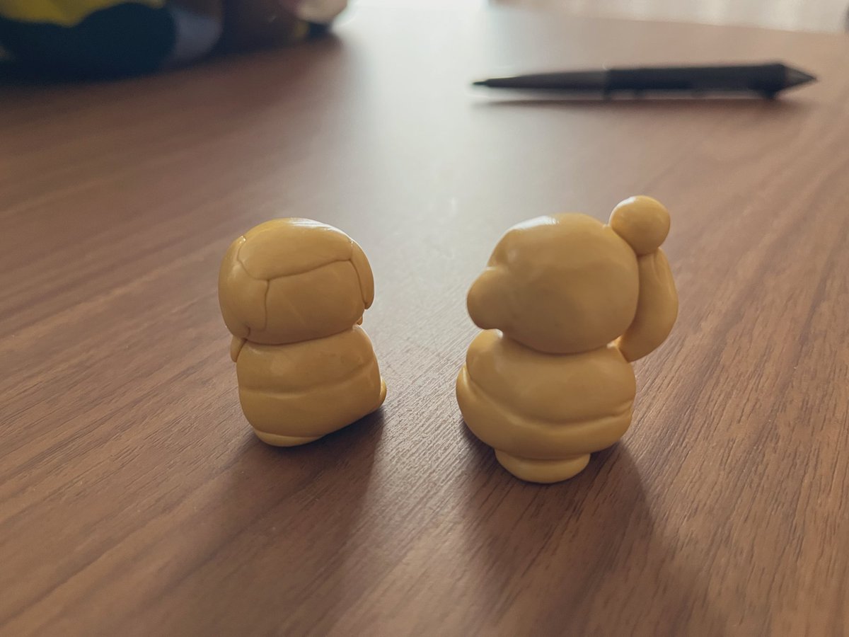 オクジ〜くんとバデ〜二さんの人形作りました