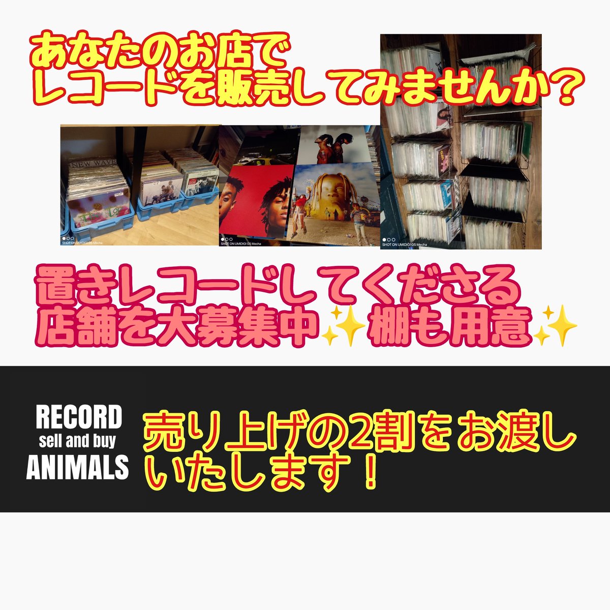 買取販売レコードのお店 アニマルズ on X