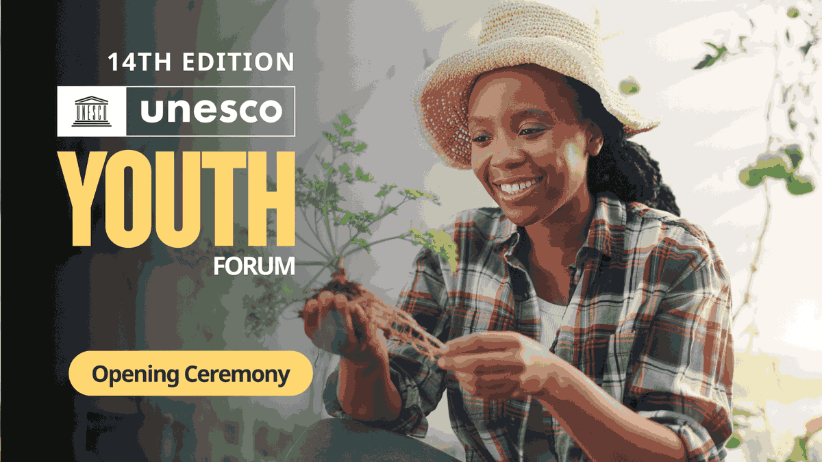 🟡 WE ARE LIVE: the 14th edition of #UNESCOYouthForum is happening!

Listen to youth voices are taking the stage to tackle climate disruption head-on. 🎤

youtube.com/live/U-MmTKVOL…