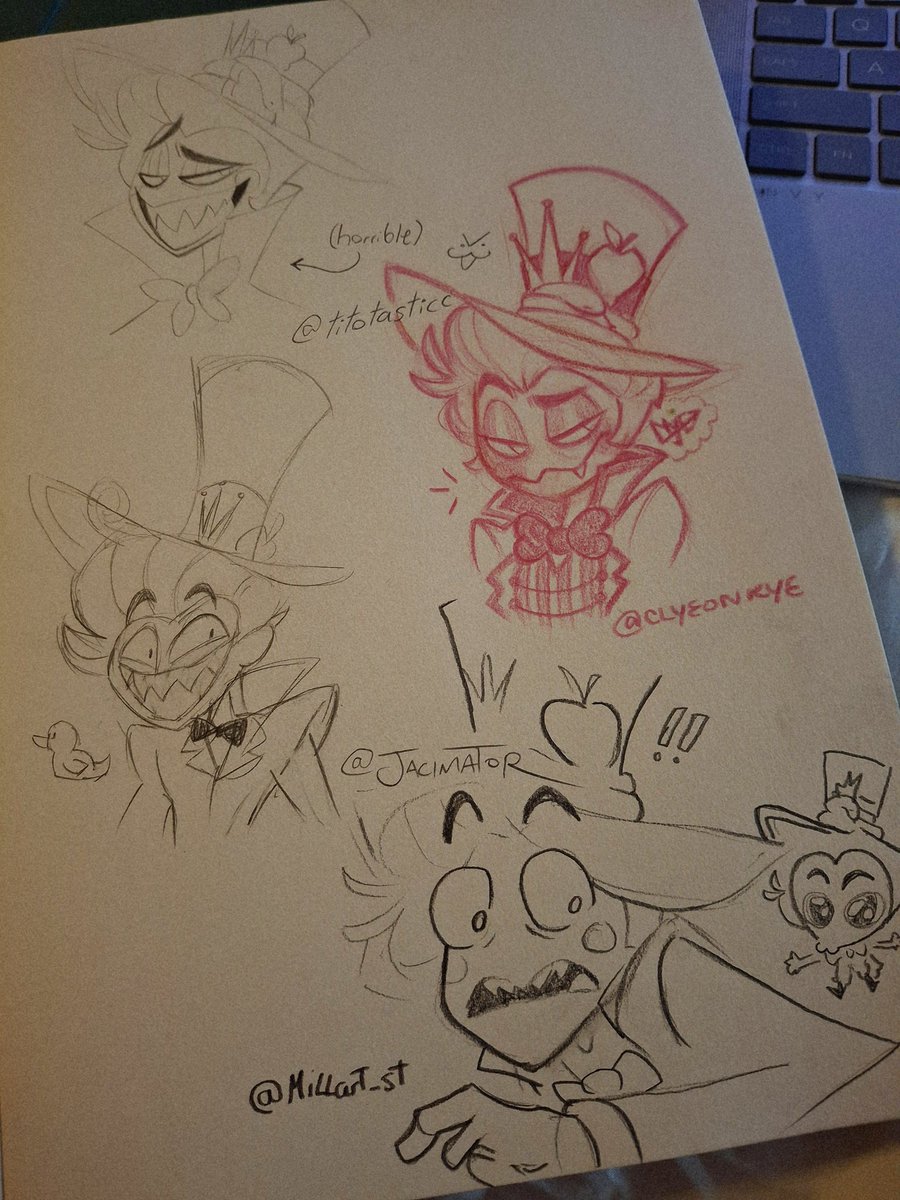 Got my friends to doodle these cute lucis in my sketchbook this weekend!!!