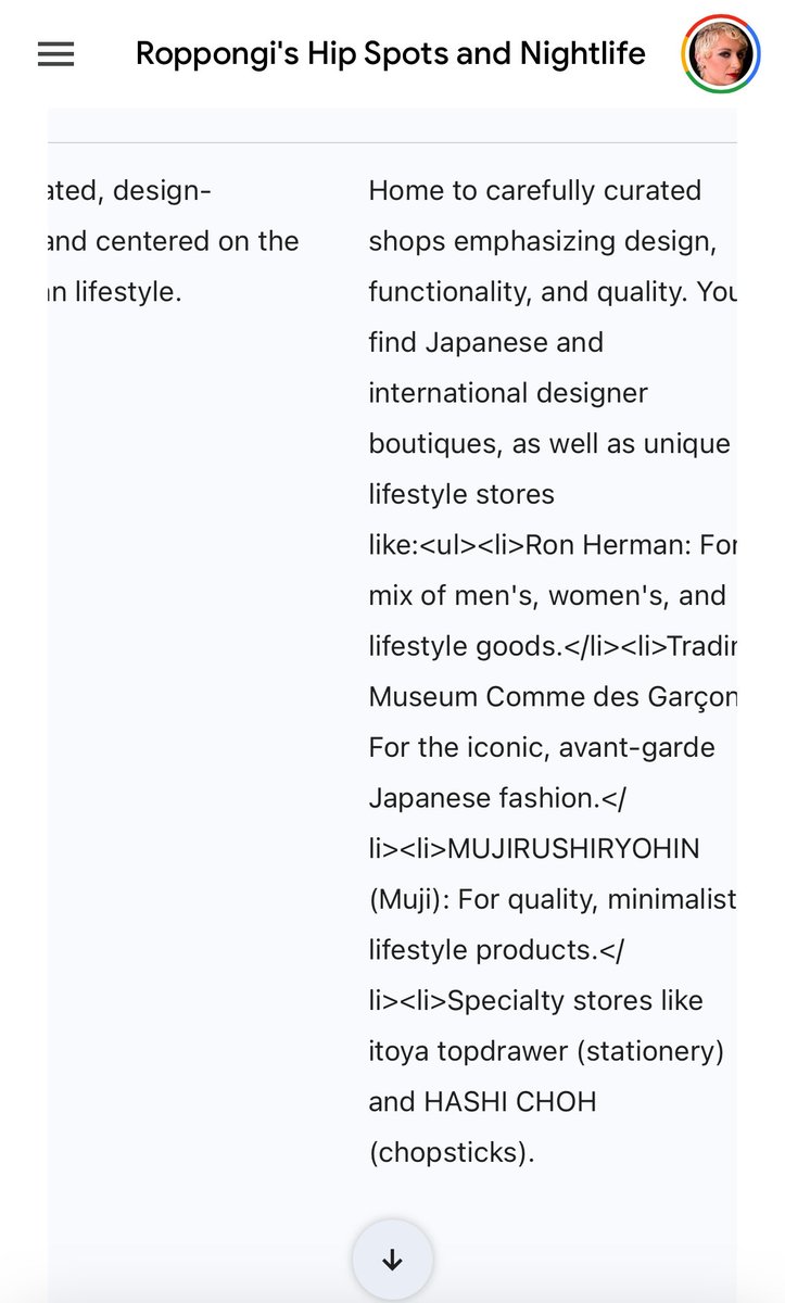 LLMs really seem to struggle with HTML within tables 😅

<br>, <li> etc.
