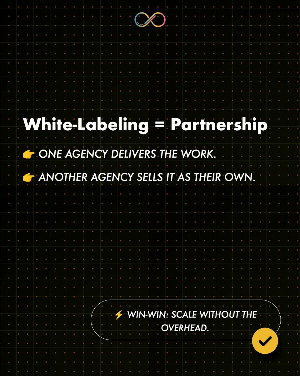 Smart agencies don’t do it all, they partner smart. 🤝

That’s how UltraSuperCity was built.
One agency delivers. Another shines. Everyone wins.

Let’s talk partnership. 🚀

#DigitalDisruptors #WhiteLabel #CreativeAgency #MarketingSG #AgencyPartner