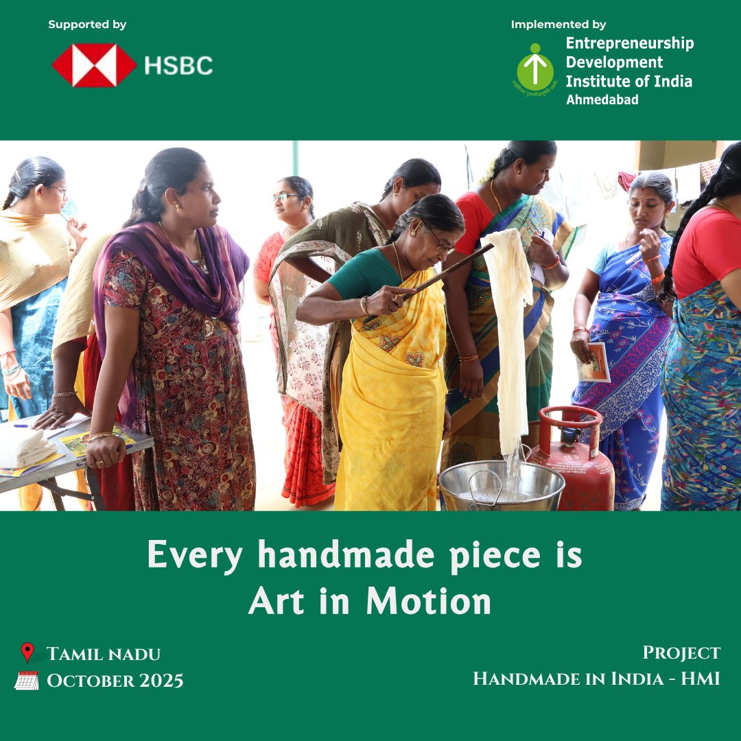 edii_sro's tweet photo. Every handmade creation is an art, and every startup is a journey
At #EDII, our programs are crafted as roadmaps, guiding entrepreneurs from ideas to thriving enterprises
#EDIISRO #EDIIAhmedabad #EDIIDGO #Entrepreneurship #SkillDevelopment #WomenEmpowerment #YouthEmpowerment https://t.co/jjHu4q7qoq