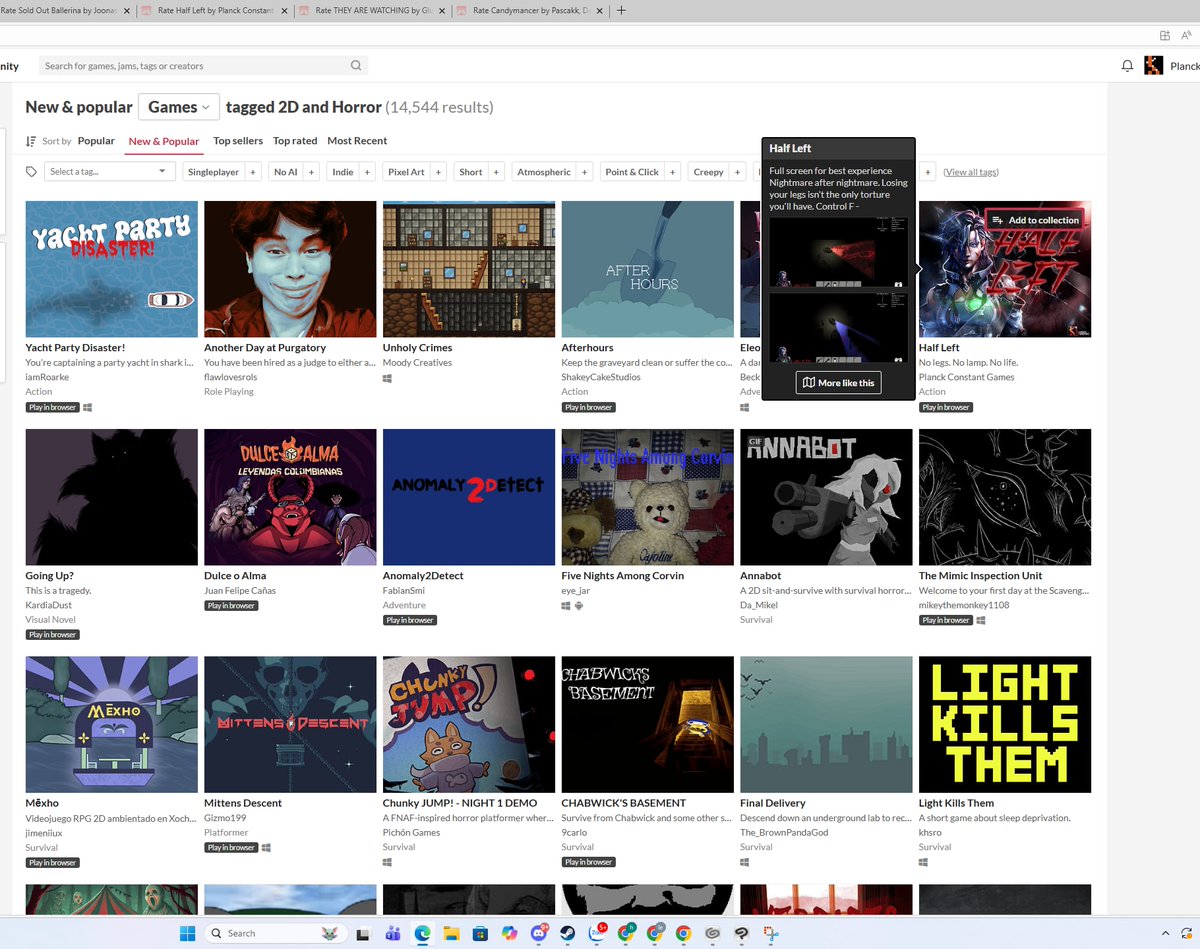 Half Left - Dev tweet media
