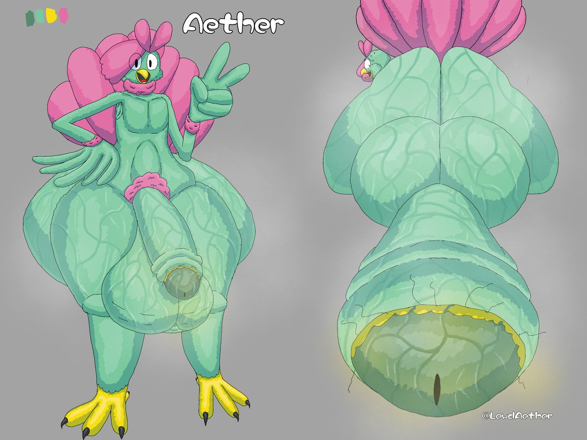 Bout time I made a sona! And there aren't enough smelly birds out there, so... 2... two... somethings, with one stone.