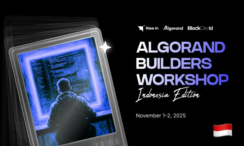 riandrns's tweet image. Calling all builders in Indonesia!🇮🇩
Lets join the Algorand Indonesia Workshop!⚡️
In just 2 days, you’ll dive into concepts, tools, and hands-on practice to build on #Algorand, and it’s totally FREE! 🙌
Register here👇
luma.com/vyusn90m