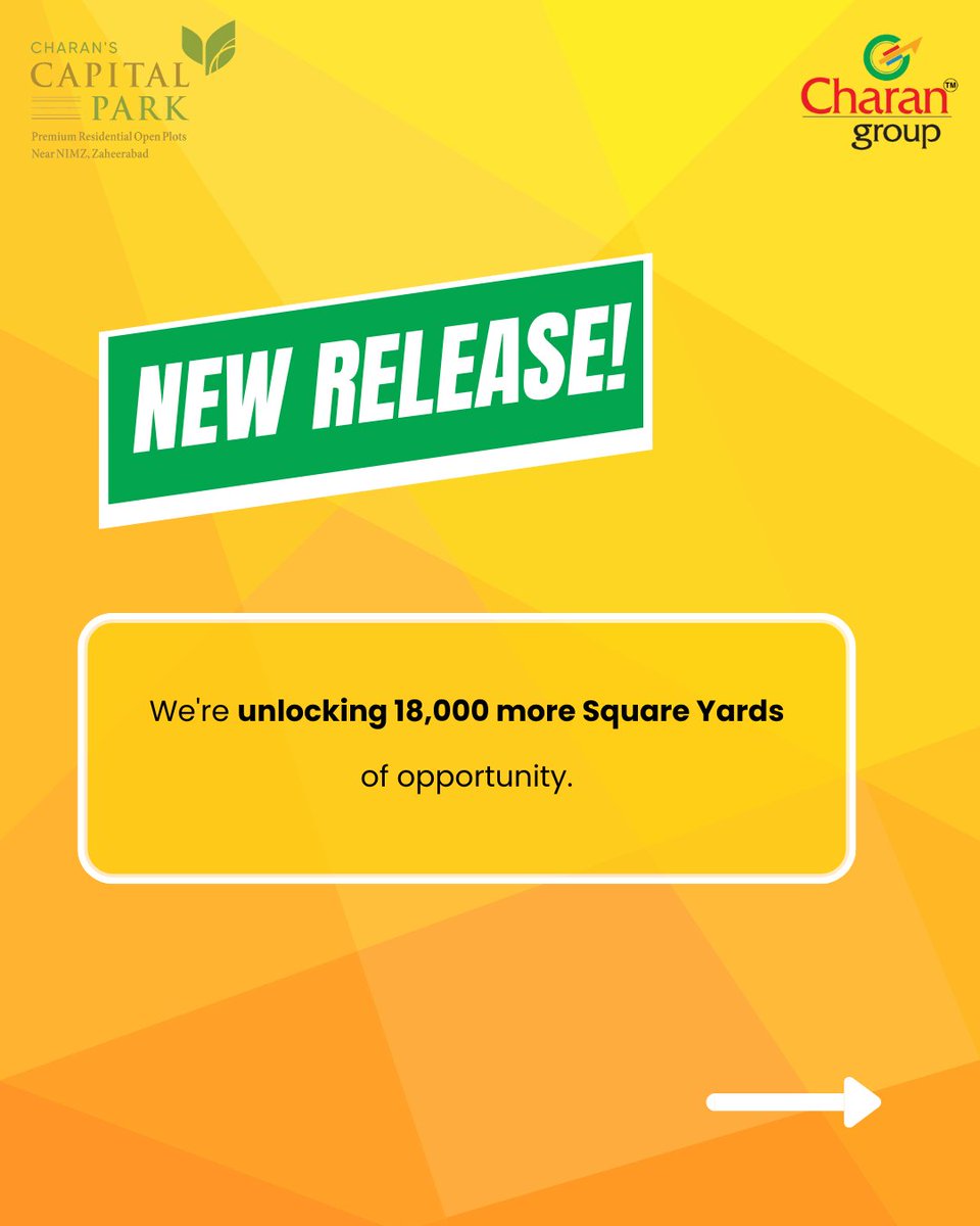 Charangroup_in's tweet image. 15,000 Sq. Yards sold out fast — 18,000 more just unlocked! 🚀 Don’t miss your second chance to own the future.

#CharansCapitalPark #CharanGroup #NIMZ #NIMZZaheerabad #InvestmentOpportunity #HyderabadRealestate #Zaheerabad #GrowthZone #LimitedRelease