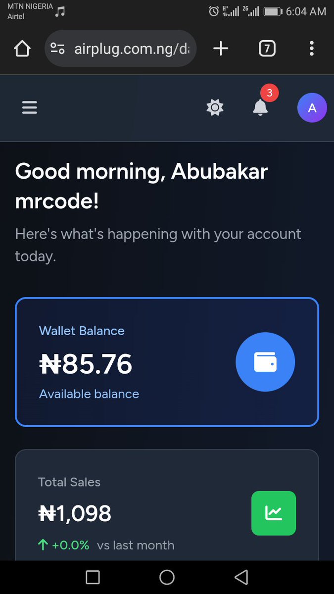 mrcode_ai's tweet image. Introducing Airplug — your go-to platform for cheap data, airtime, easy transactions &amp;amp; wallet payouts!

Get 1GB for just ₦450 😱  
Fast, secure &amp;amp; reliable 💯  

Start now at 👉 airplug.com,ng

#Airplug #DataSub #AirtimeTopup #Fintech #AffordableData