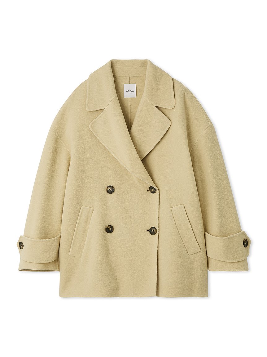 New Arrival - woolコクーンシルエットピーコート ¥25,300- (tax in