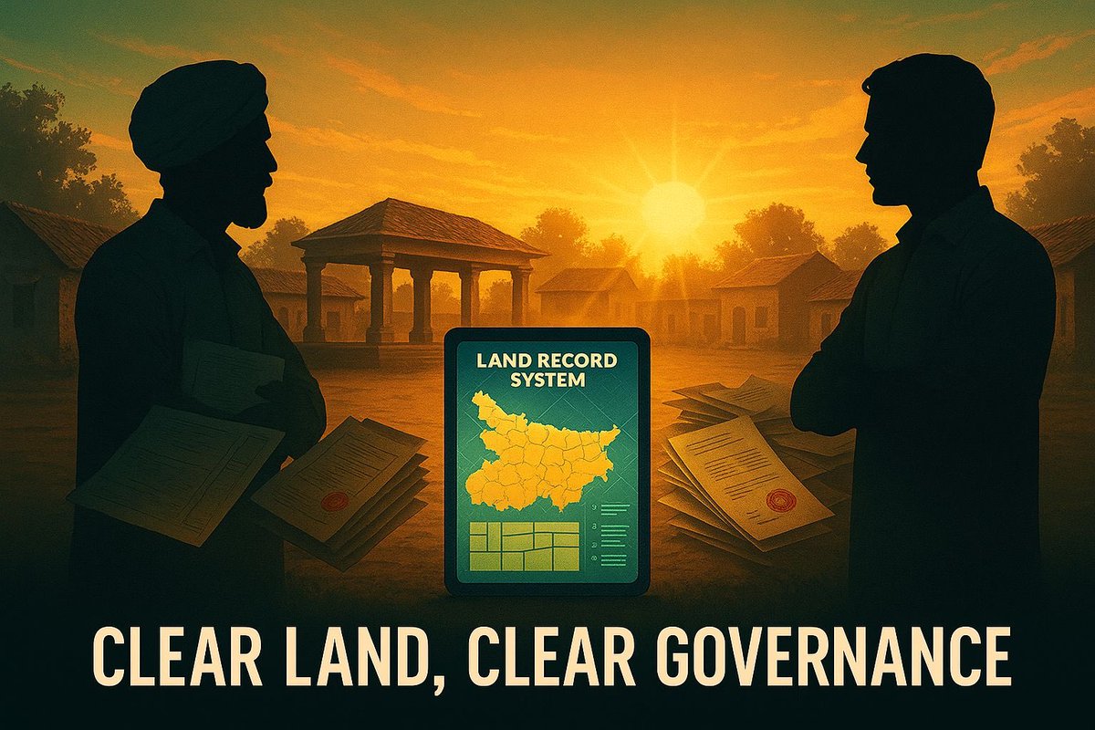 HemanNamo's tweet image. 3️⃣/5
⚖️ नतीजा — नोटिस, मुक़दमे और समुदायों में तनाव।
समाधान है: पारदर्शी रिकॉर्ड-सिस्टम, डिजिटल रजिस्ट्रेशन और स्थानीय संवाद।
साफ़ ज़मीन, साफ़ शासन — बिहार की तरक़्क़ी का रास्ता यही है। 🌾
#BiharElections #BiharDevelopment #LandReforms #Transparency #IndiaGrowthStory #NewsUpdate