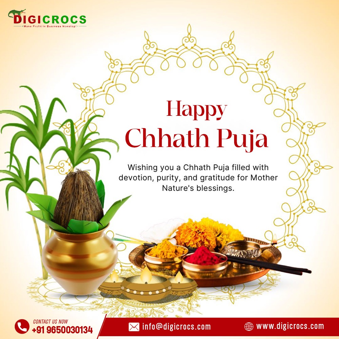 digicrocs's tweet image. Celebrate the festival of gratitude, purity, and faith. Let’s thank the Sun God for life’s light and energy. Wishing everyone a radiant Chhath Puja! 🌞✨

#ChhathPuja2025
#HappyChhathPuja #BlessingsOfSun
#FaithAndPurity
#SpiritualVibes
#PeaceAndProsperity
#DivineEnergy