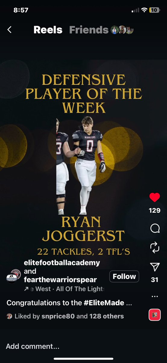 Thank you <a href="/elitefootball/">EliteFootballAcademy</a> for the shoutout!!!  Looking forward to seeing you all again.
<a href="/fox_warrior/">Fox Warrior Football</a>  <a href="/sixstarfootball/">Six Star Football | PLUS+</a> <a href="/mwfbrecruiting/">Midwest Football Recruiting</a>