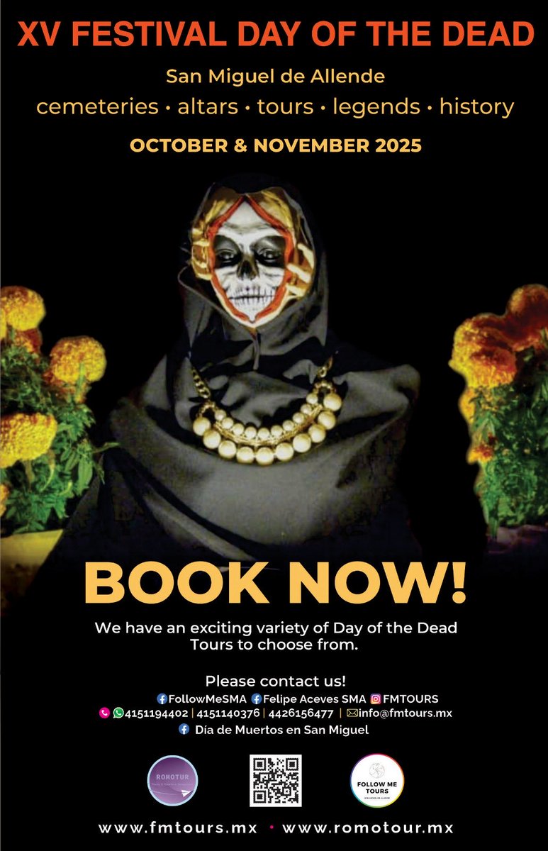 FelipeAceves13's tweet photo. Los mejores #tours para entender, valorar y preservar la conmemoración del #DiaDeMuertos https://t.co/OqkEI5YEXE