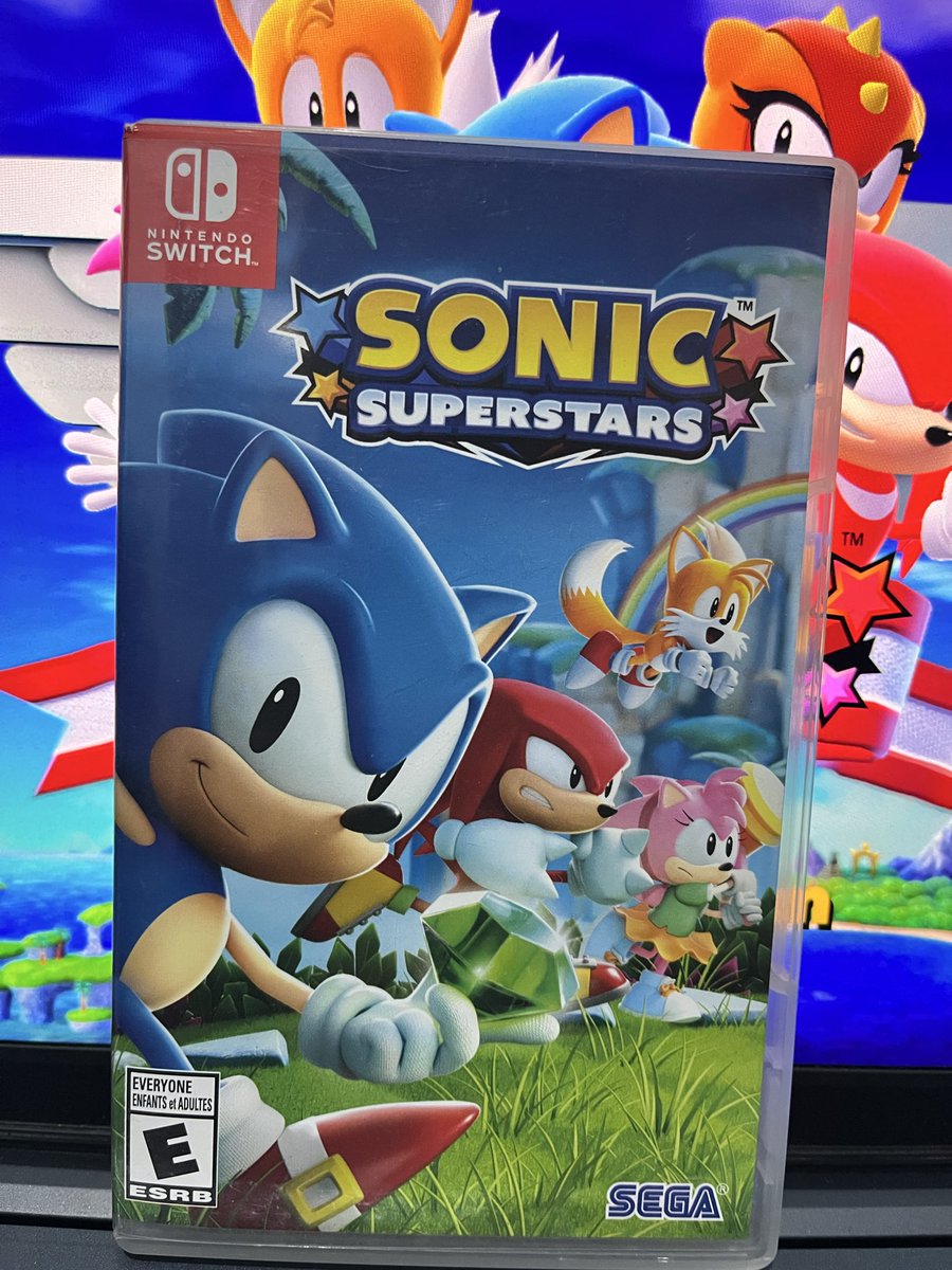 pmwoahe_'s tweet photo. And, haha maybe i’m late, Sonic Superstar also released on this month 2 years ago https://t.co/C8aTJ3HRQG