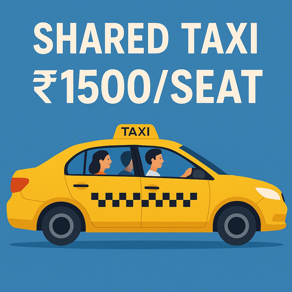 gtccabs's tweet photo. 🚖Book your Delhi to Dehradun Sharing Taxi with GTC Cabs starting at just ₹1500/seat.
✅ AC & Clean Cars
✅ Safe & On-Time Rides
✅ Multiple Pickup Points across Delhi NCR
👉 Book Now: https://t.co/flOnGcykyA
#DelhiToDehradun #SharingTaxi #GTCCabs #OutstationCabs #SharedCab https://t.co/esAoUkGiBS