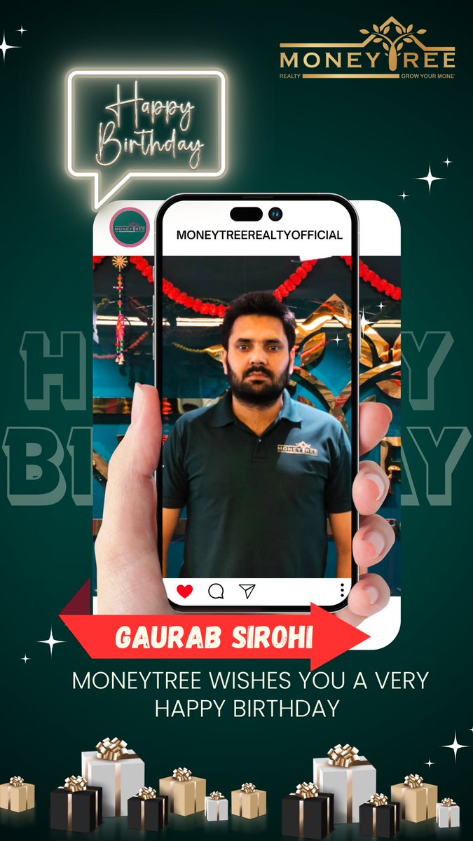 MoneytreeRSPL's tweet image. Birthdays are a reminder that growth happens every day  both personally and professionally. Happy Birthday ! Let’s keep growing together. 🌿 
#TeamMoneyTree #BirthdayVibes #GrowingTogether
