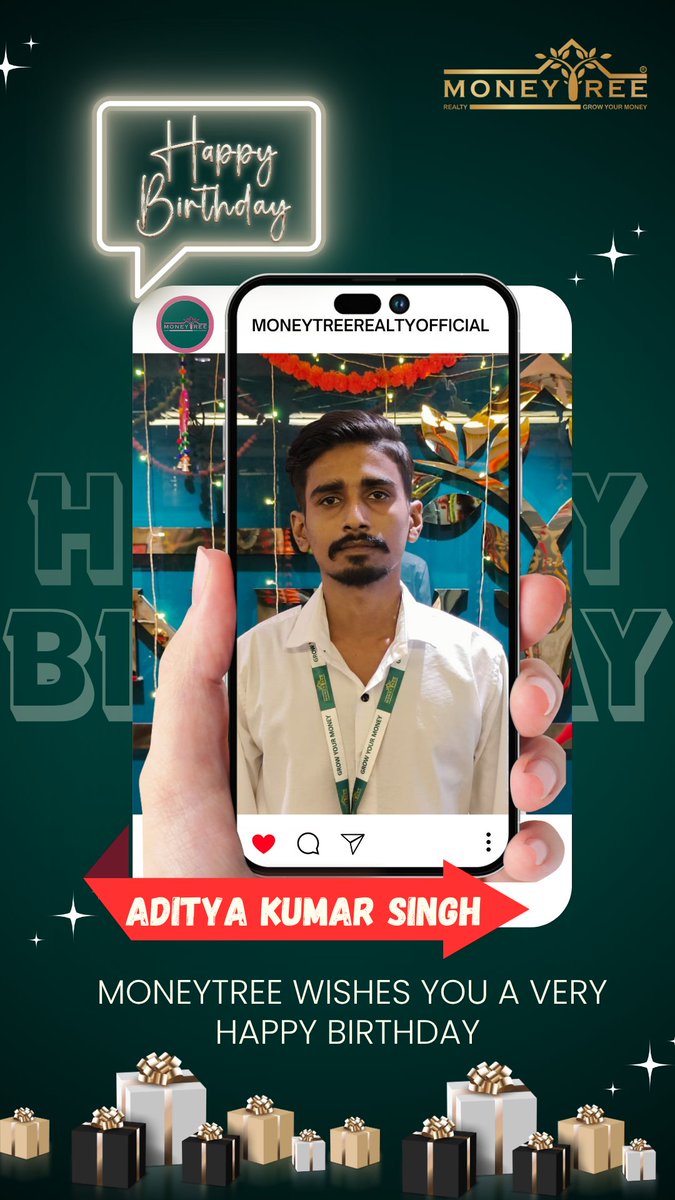 MoneytreeRSPL's tweet image. Birthdays are a reminder that growth happens every day  both personally and professionally. Happy Birthday ! Let’s keep growing together. 🌿 
#TeamMoneyTree #BirthdayVibes #GrowingTogether