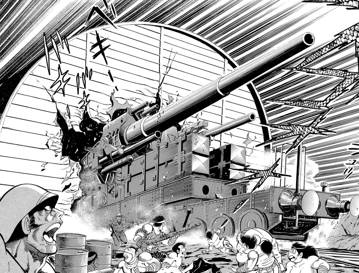 I have a suspicion that Ishikawa drew this page. and a lot of this battle sequence